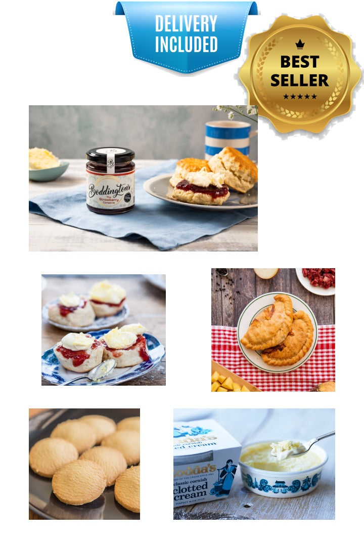 Cornish Cream Tea with Pasties for 2