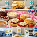 Cornish Afternoon Clotted Cream Tea Deluxe Hamper with Scones & Sweet Treats