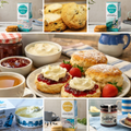 Cornish Afternoon Clotted Cream Tea Deluxe Hamper with Scones & Sweet Treats