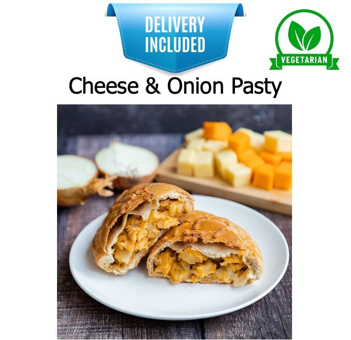 10 x Cornish Cheese & Onion Pasties Hamper - Vegetarian