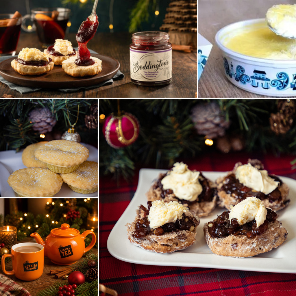 Cornish Christmas Clotted Cream Tea for 2