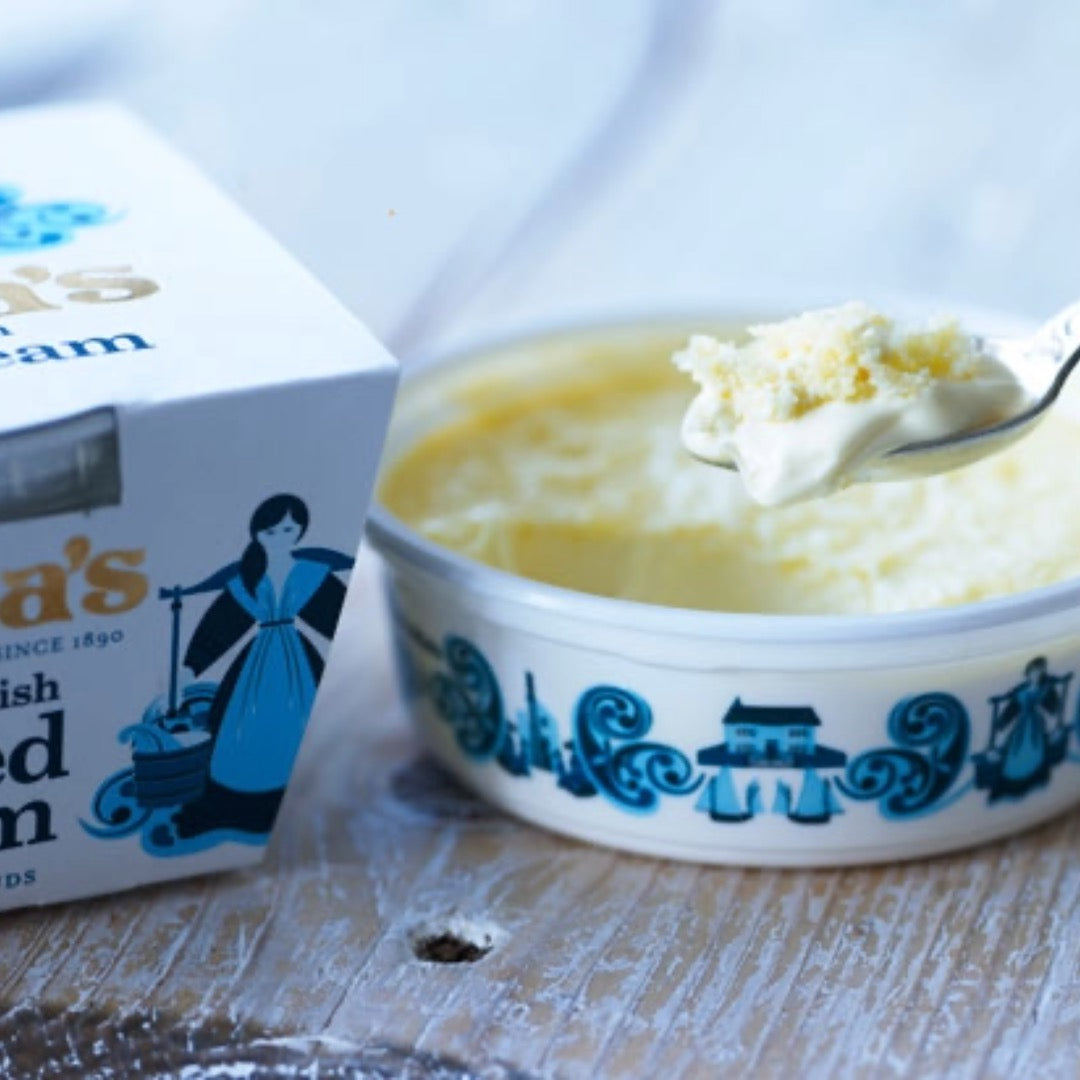 Cornish Afternoon Clotted Cream Tea Deluxe Hamper with Scones & Sweet Treats