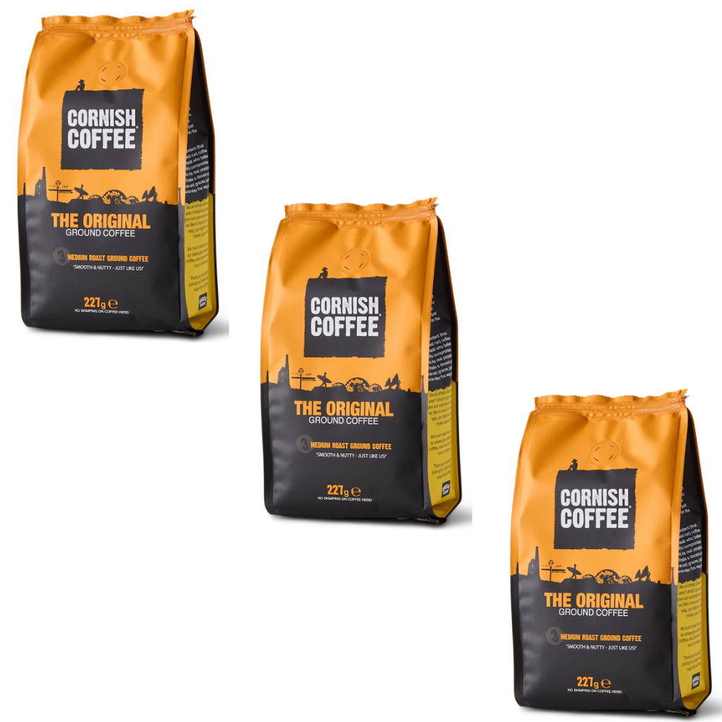 Cornish Coffee - The Original Ground Coffee 3 x 227g