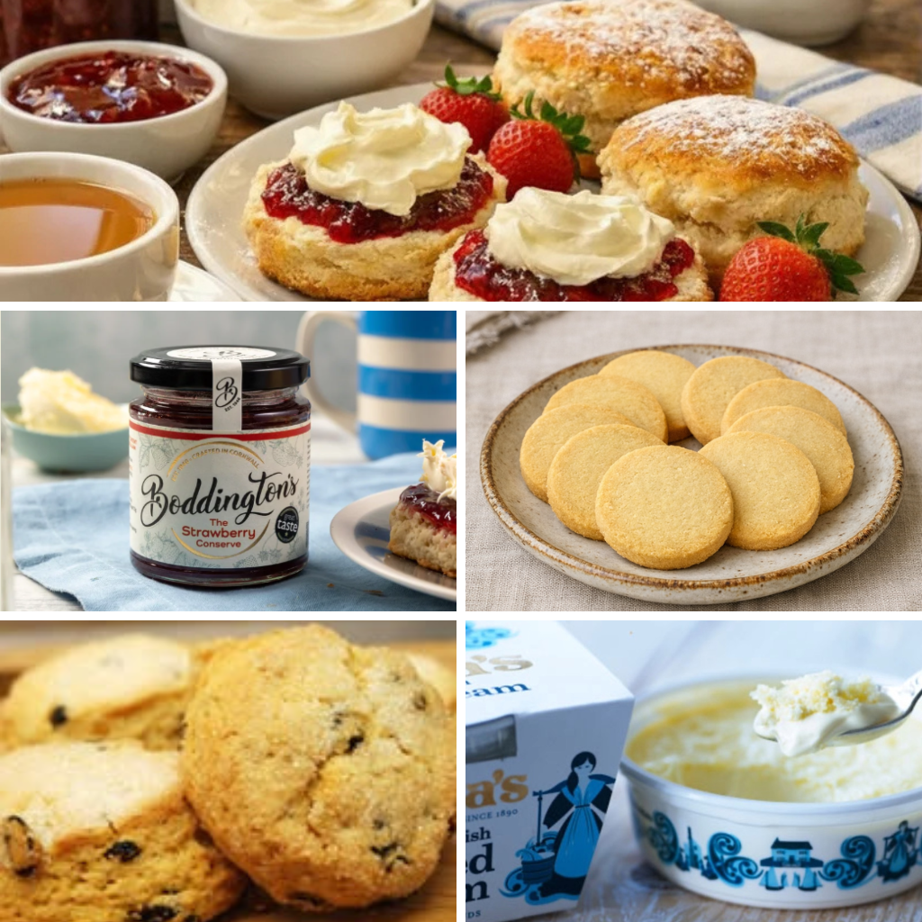 Cornish Clotted Cream Tea with Hevva Cake