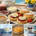 Cornish Clotted Cream Tea for Two with Cornish Pasties