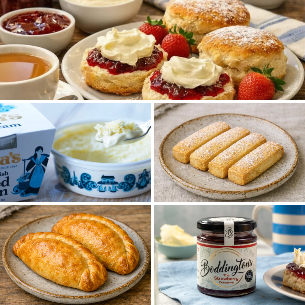 Cornish Clotted Cream Tea with Cornish Pasties
