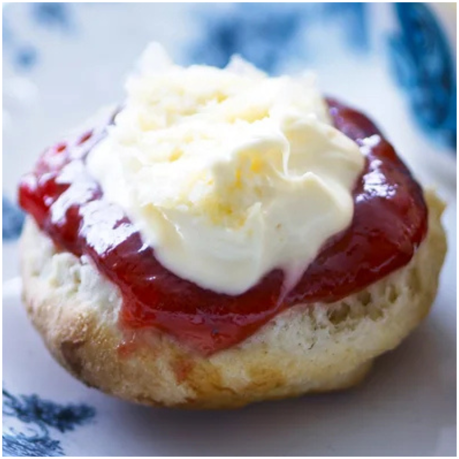 Cornish Afternoon Clotted Cream Tea Deluxe Hamper with Scones & Sweet Treats