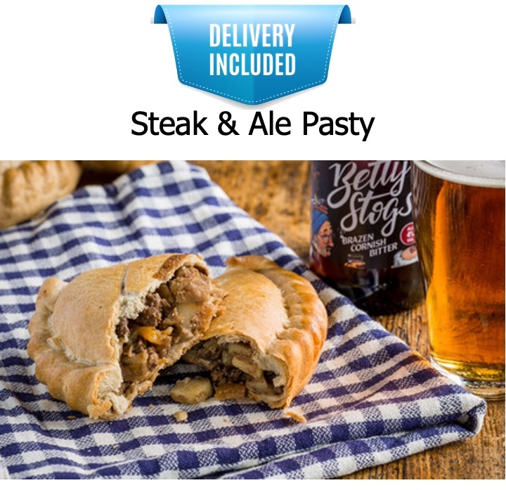 10 x Cornish Steak and Ale Pasties Hamper