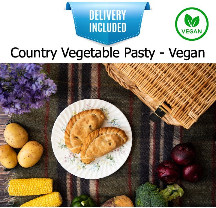 10 x Country Vegetable Pasties Hamper (Vegan)